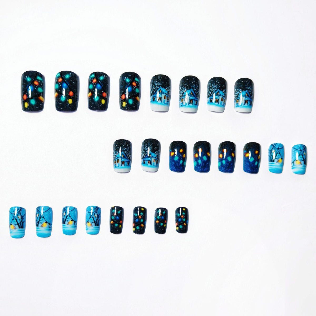 Nail art stagionale del Paese delle Meraviglie Invernali