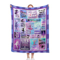 Coperta in pile a tema danza