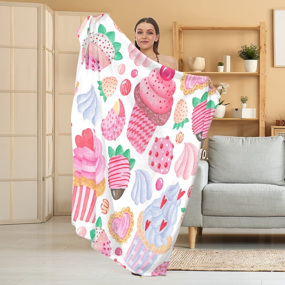 Accogliente coperta in pile a tema Halloween