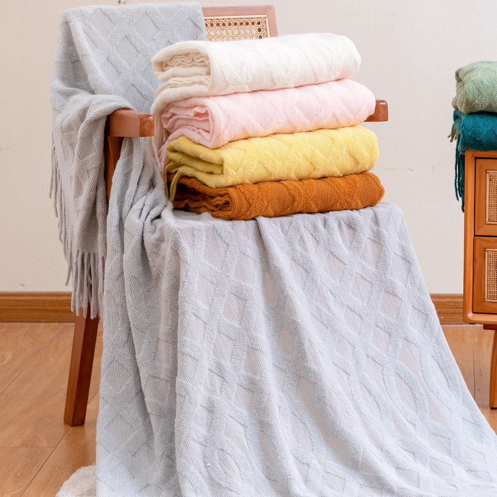 Coperta accogliente per decorazioni per la casa