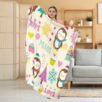Accogliente coperta in pile a tema Halloween