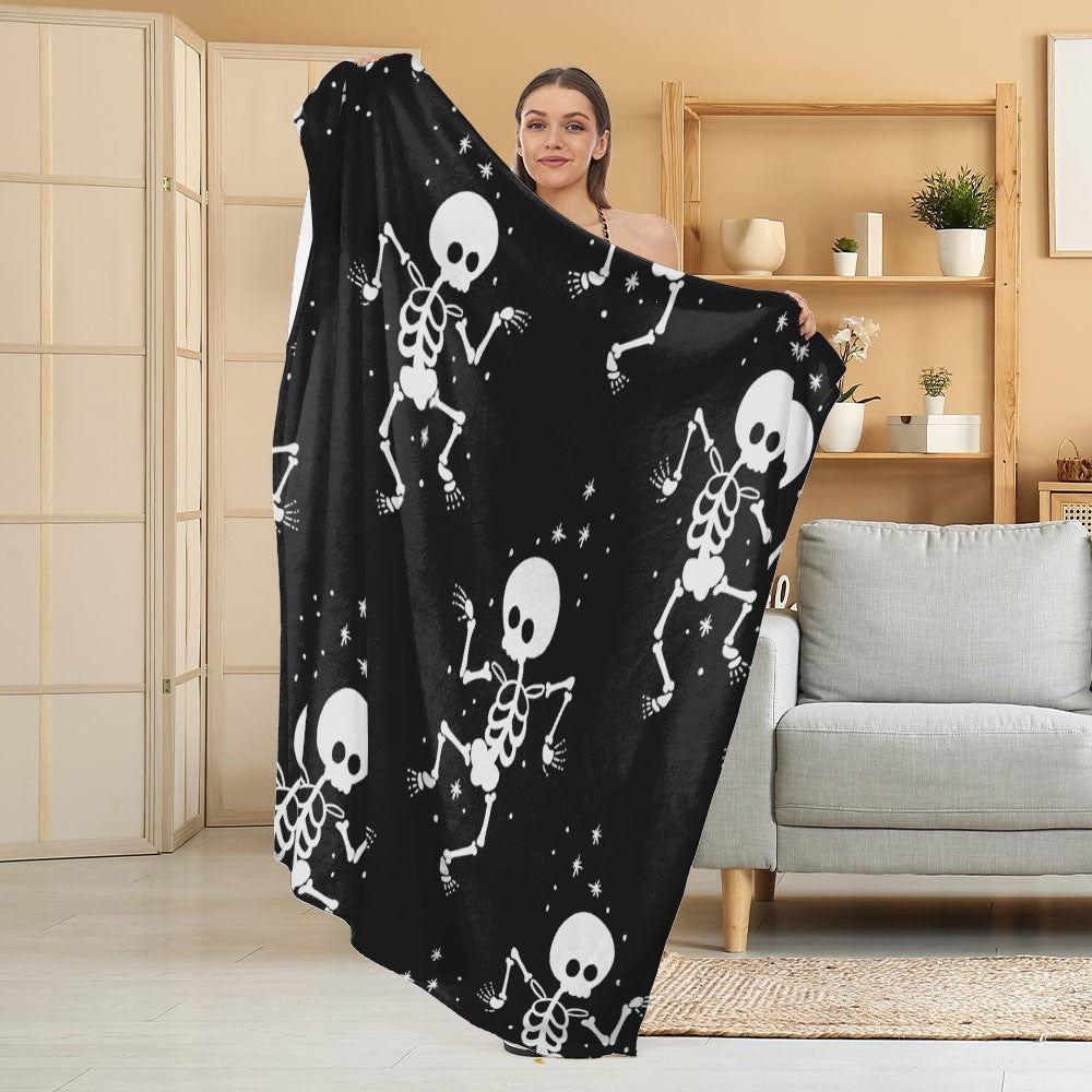 Accogliente coperta in pile a tema Halloween