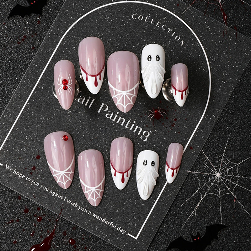 Set di unghie a pressione creativo a tema Halloween