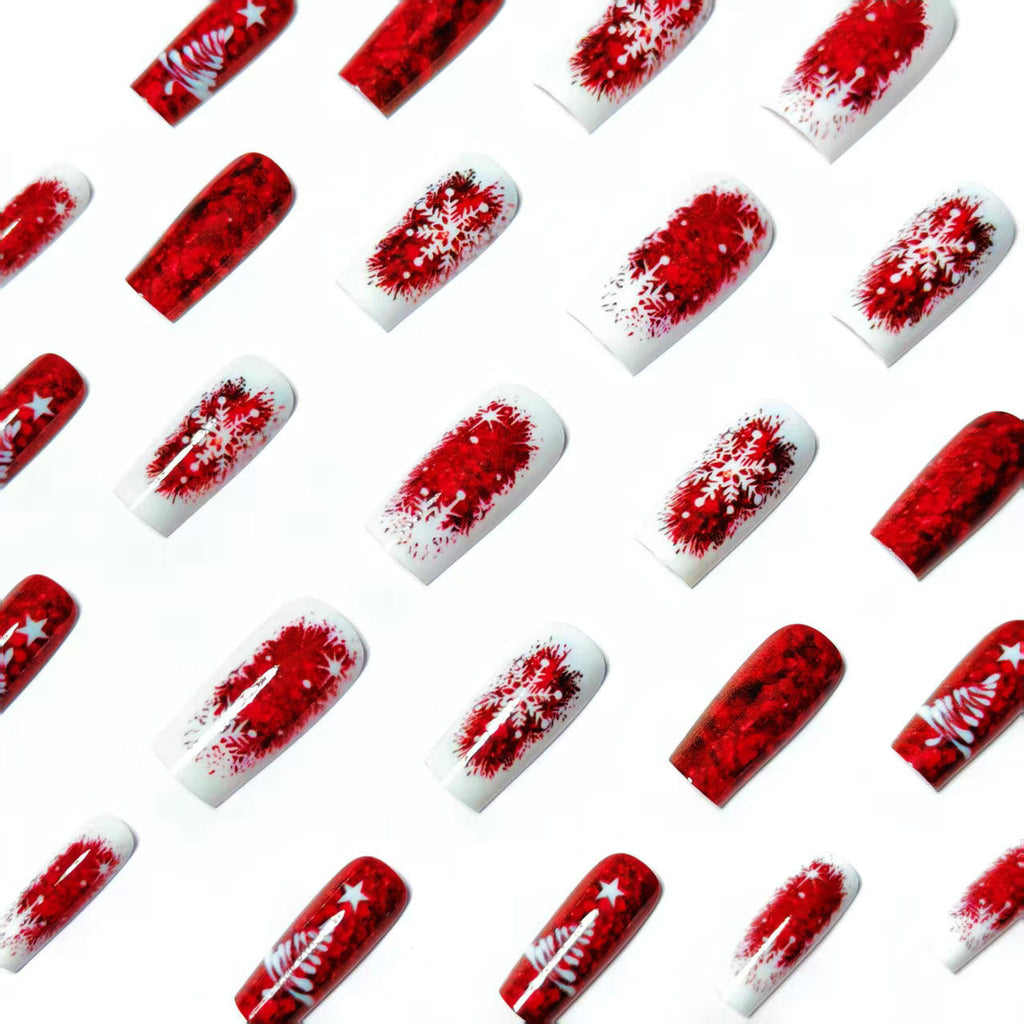 Festosa nail art natalizia scintillante