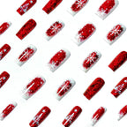 Festosa nail art natalizia scintillante