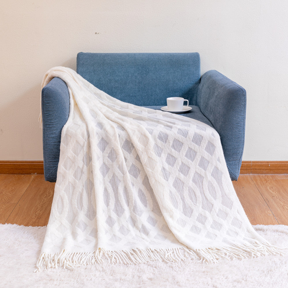 Coperta accogliente per decorazioni per la casa