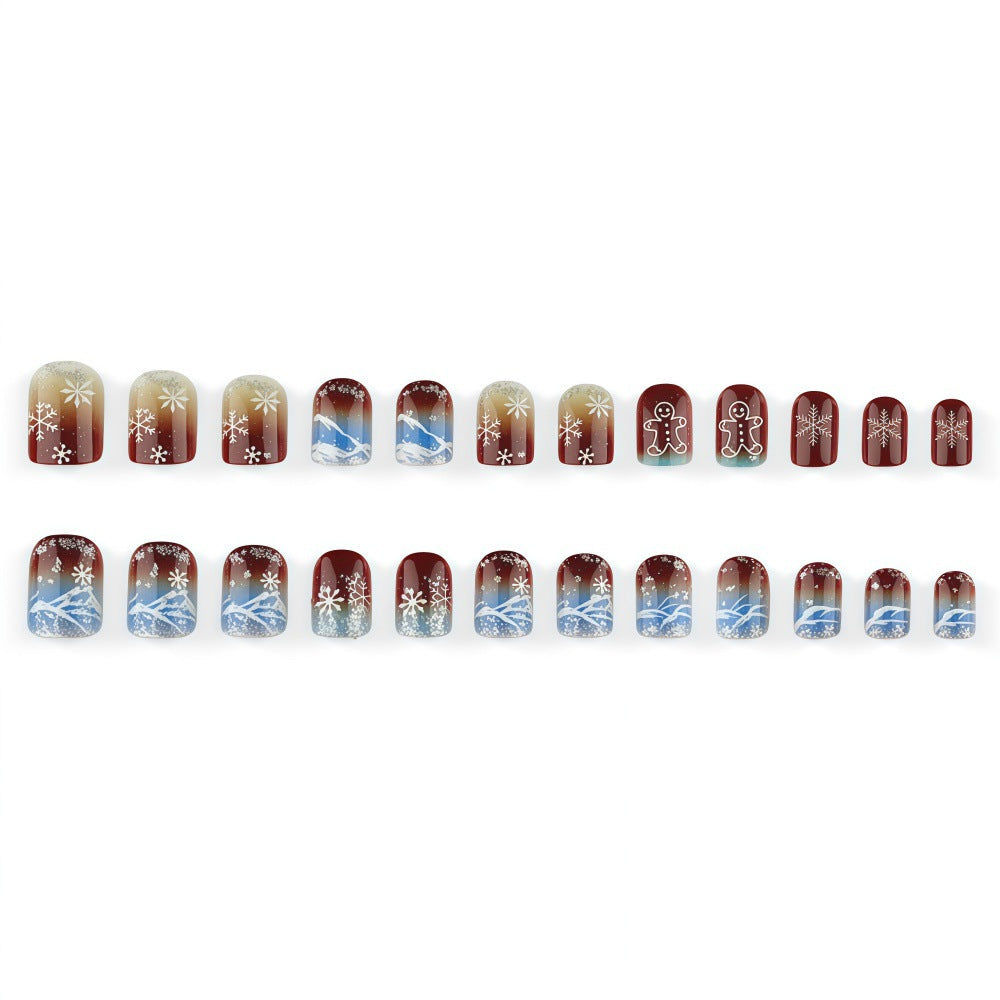 Nail art invernale decorativa