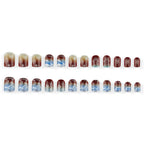 Nail art invernale decorativa