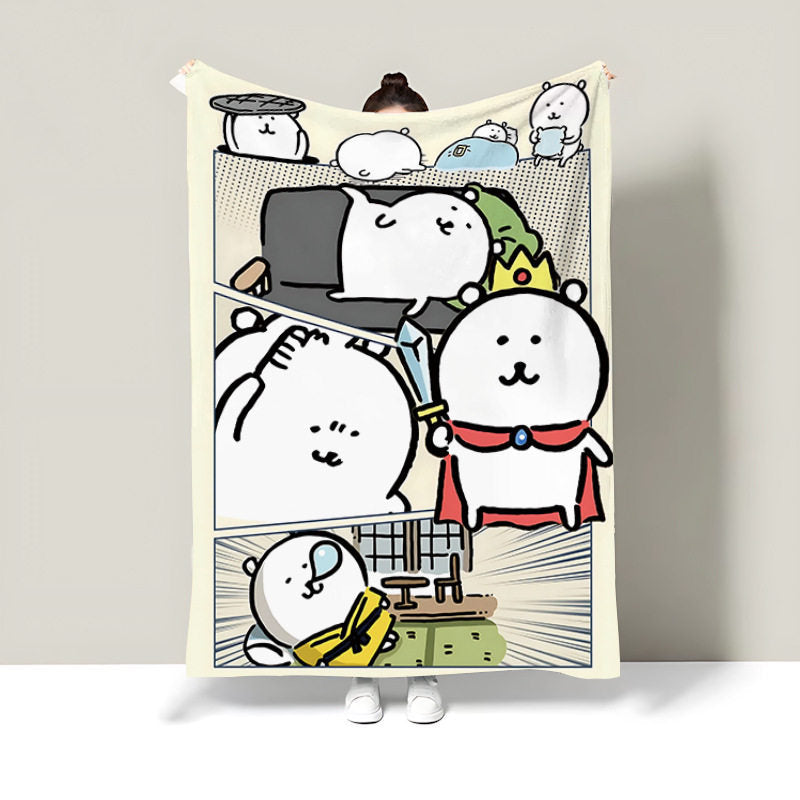 Coperta in pile a tema cartoni animati