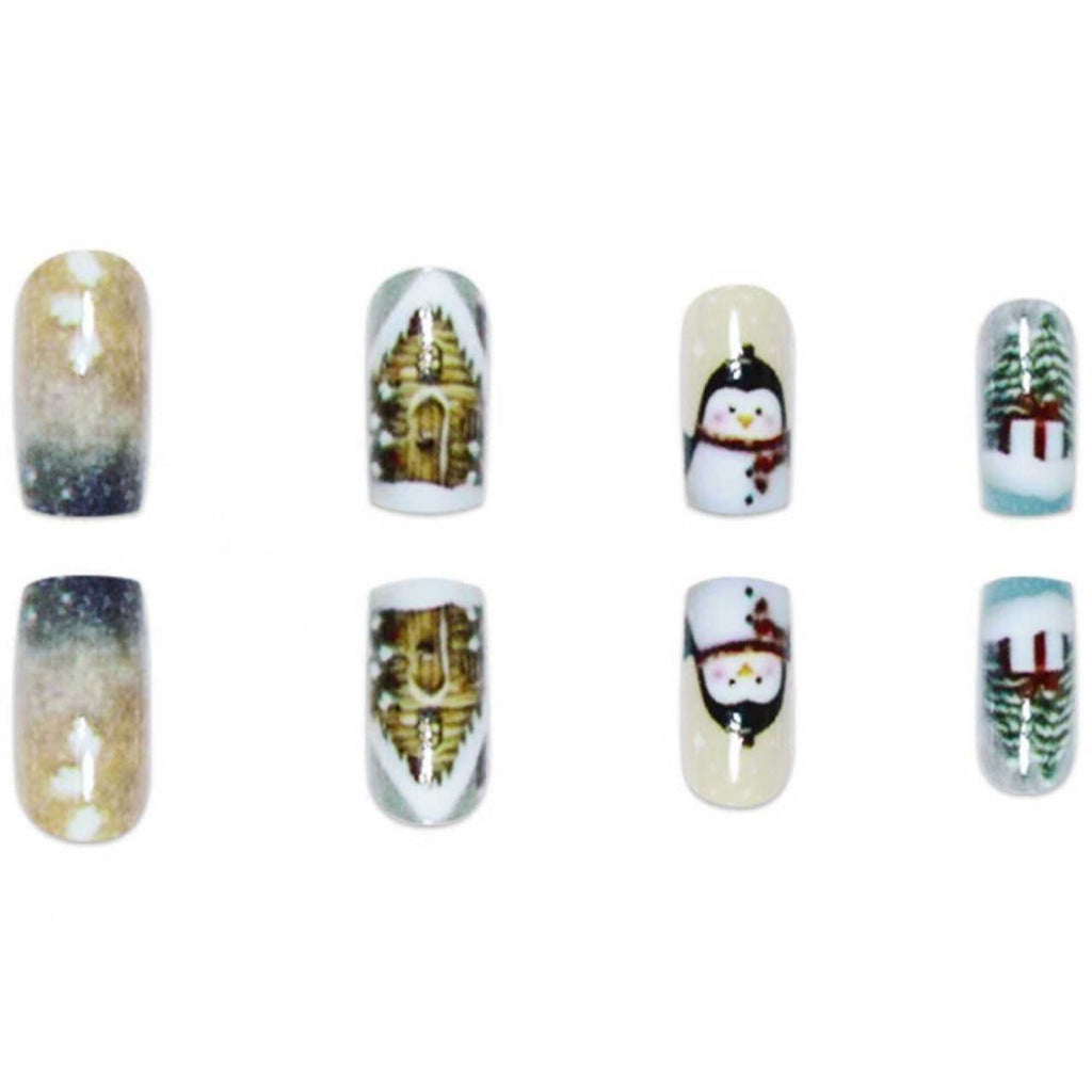 Nail art decorativa a tema invernale