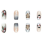 Nail art decorativa a tema invernale