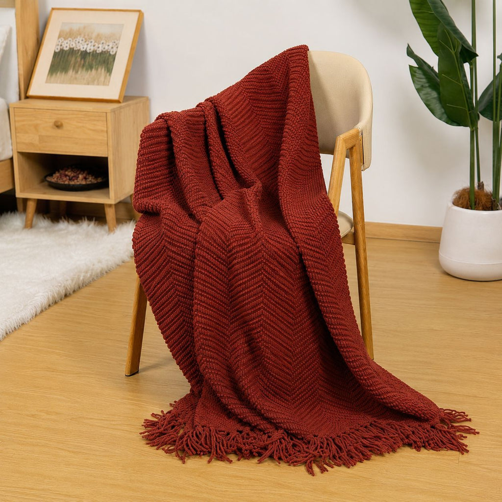 Coperta accogliente per decorazioni per la casa