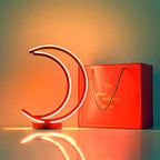 Lampada da tavolo decorativa a LED a forma di luna