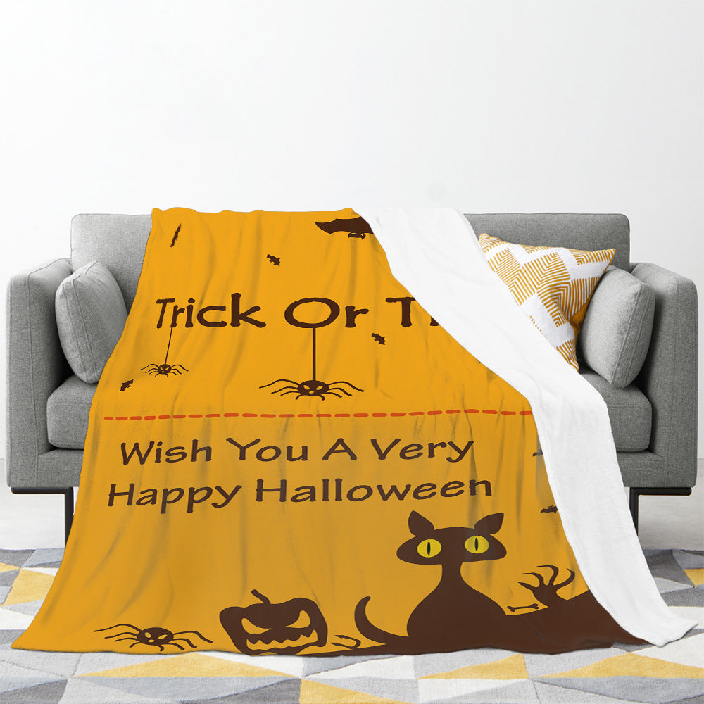 Coperta in pile a tema Halloween