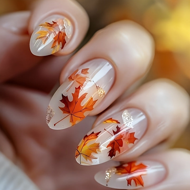 Nail art ispirata all'autunno