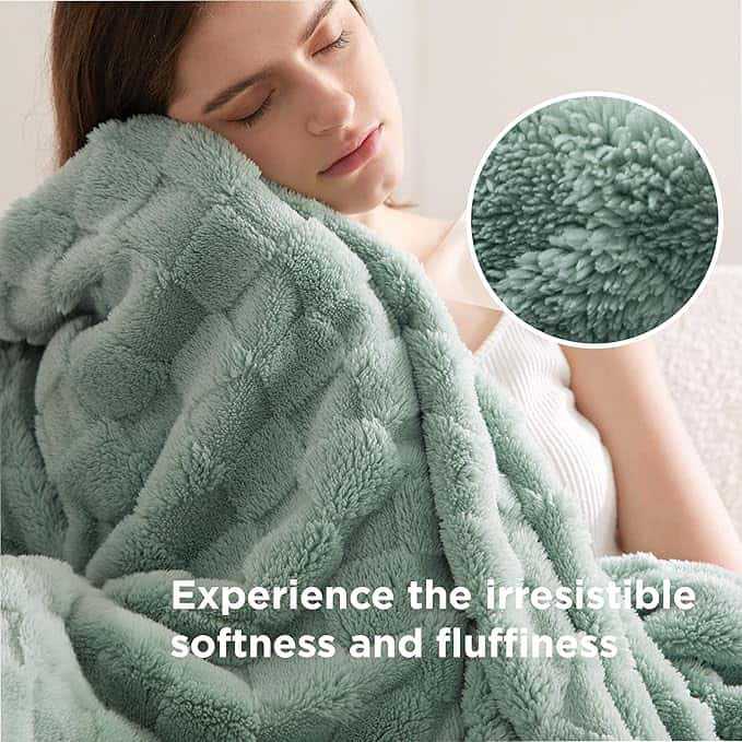 Lussuosa coperta in pile strutturato