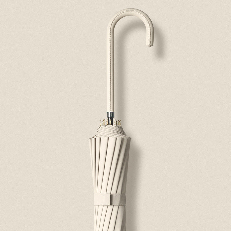 Ombrello pieghevole automatico da donna elegante con manico antiscivolo