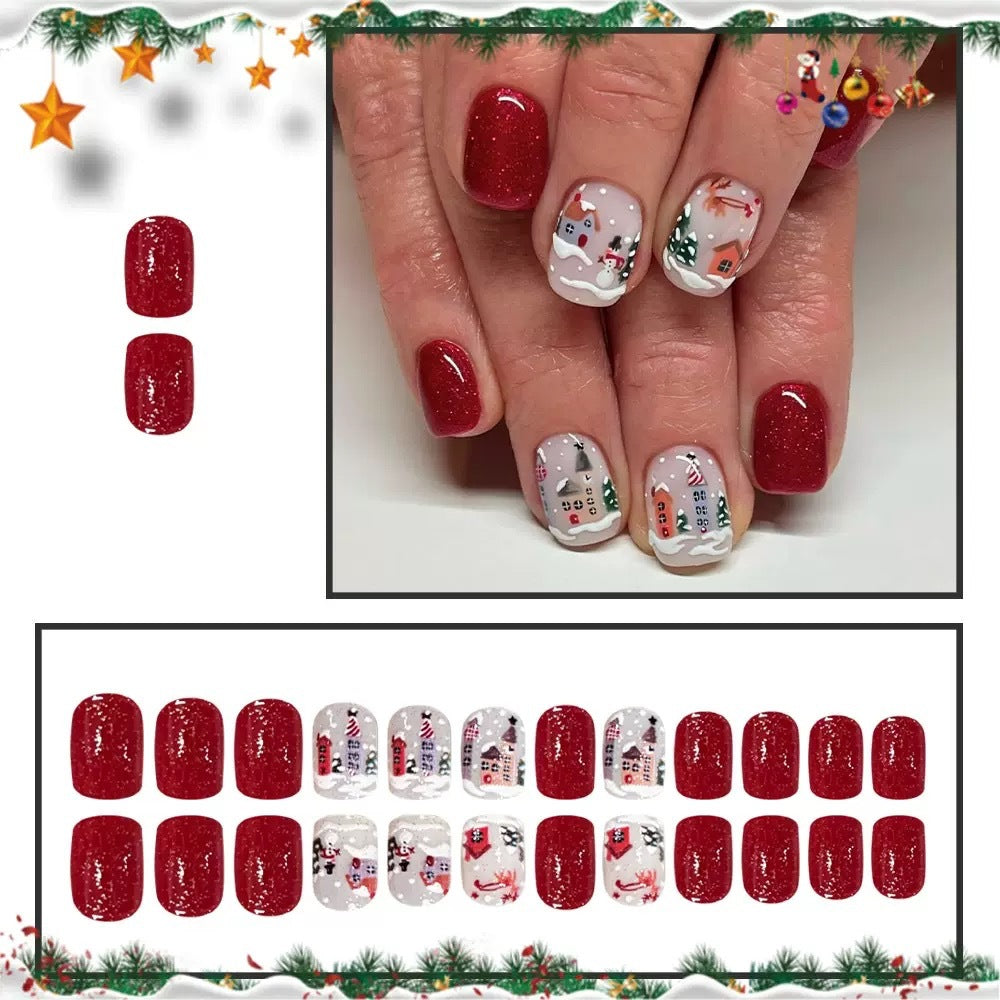 Set per unghie artistiche con motivi invernali