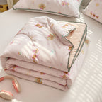 Piumino comfort da donna con delicato motivo floreale e imbottitura di alta qualità