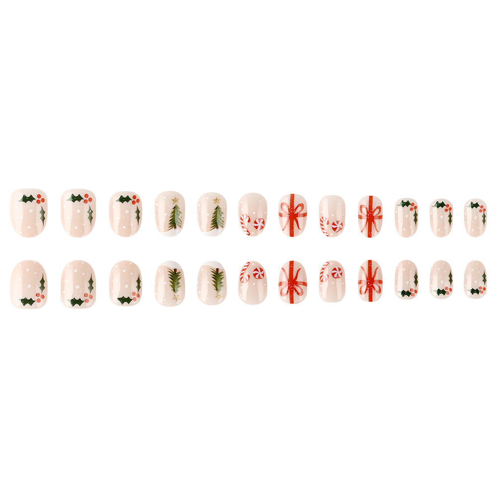 Set per nail art natalizio dal design festivo