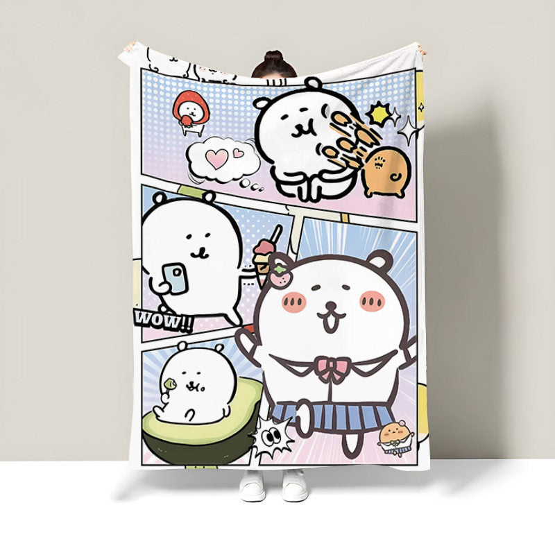 Coperta in pile a tema cartoni animati