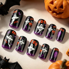 Divertente set per nail art a pressione a tema Halloween