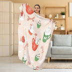 Accogliente coperta in pile a tema Halloween