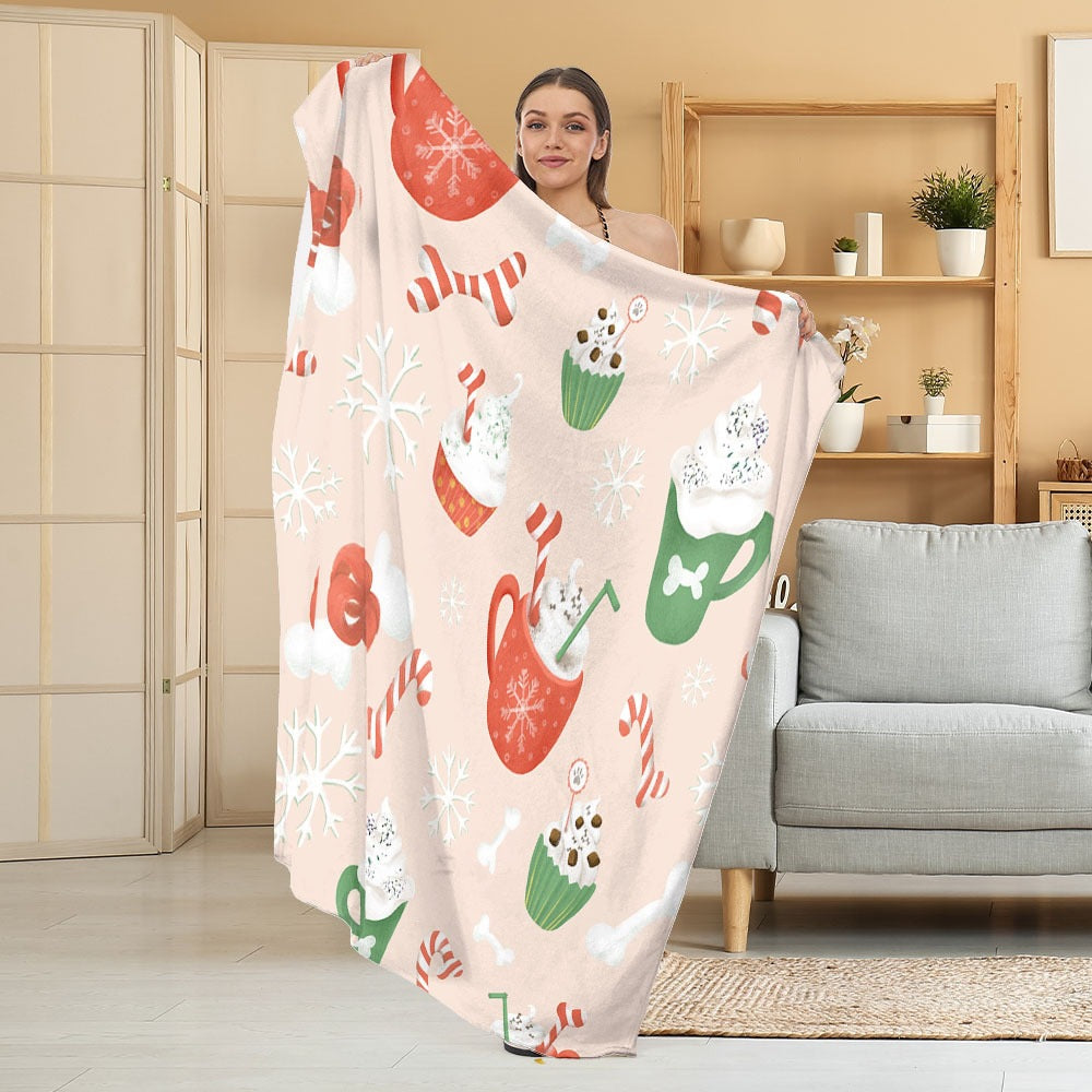 Accogliente coperta in pile a tema Halloween