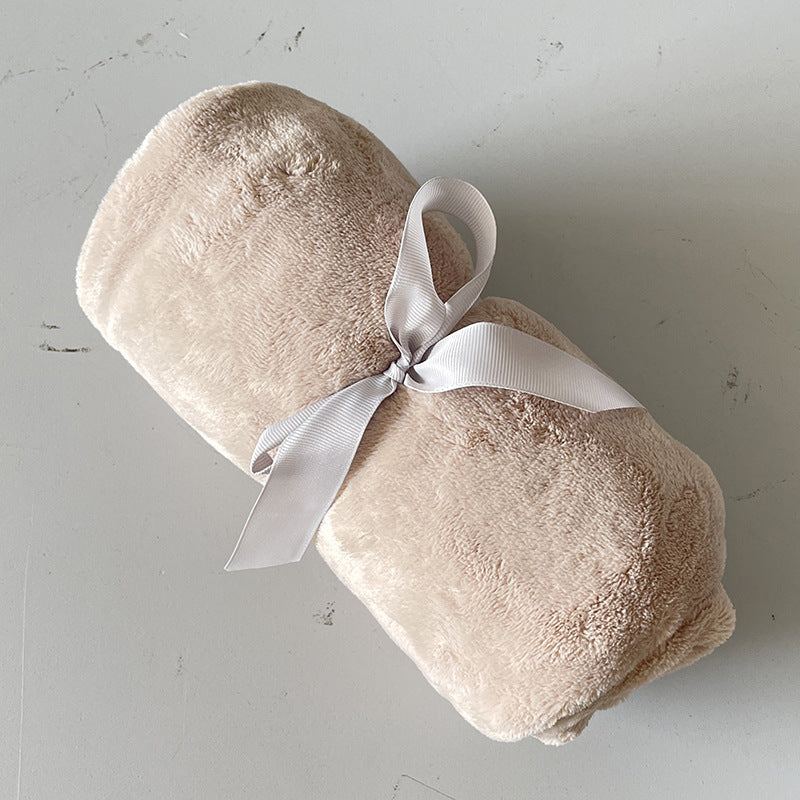 Accogliente coperta in morbido pile