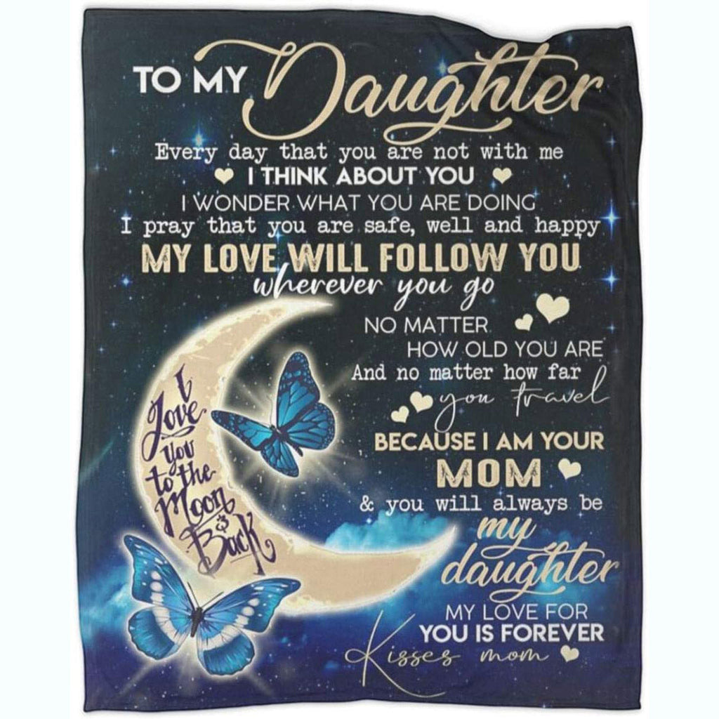 Coperta sentimentale in pile con grafica di un leone e un cucciolo e un messaggio sincero per papà