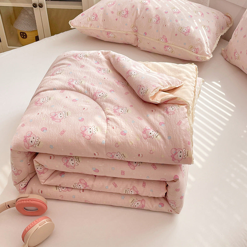 Piumino comfort da donna con delicato motivo floreale e imbottitura di alta qualità