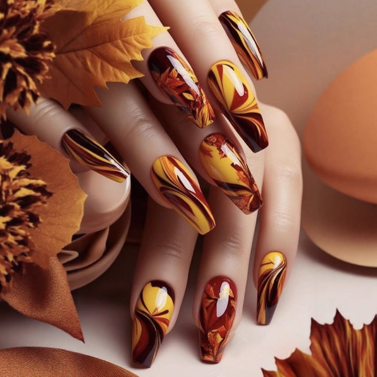 Nail art autunnale