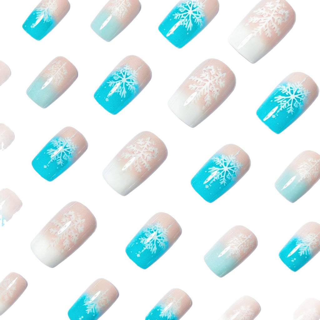 Nail art artistica del Paese delle Meraviglie Invernali
