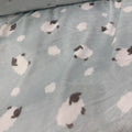 Morbida coperta in pile con stampa di pecore