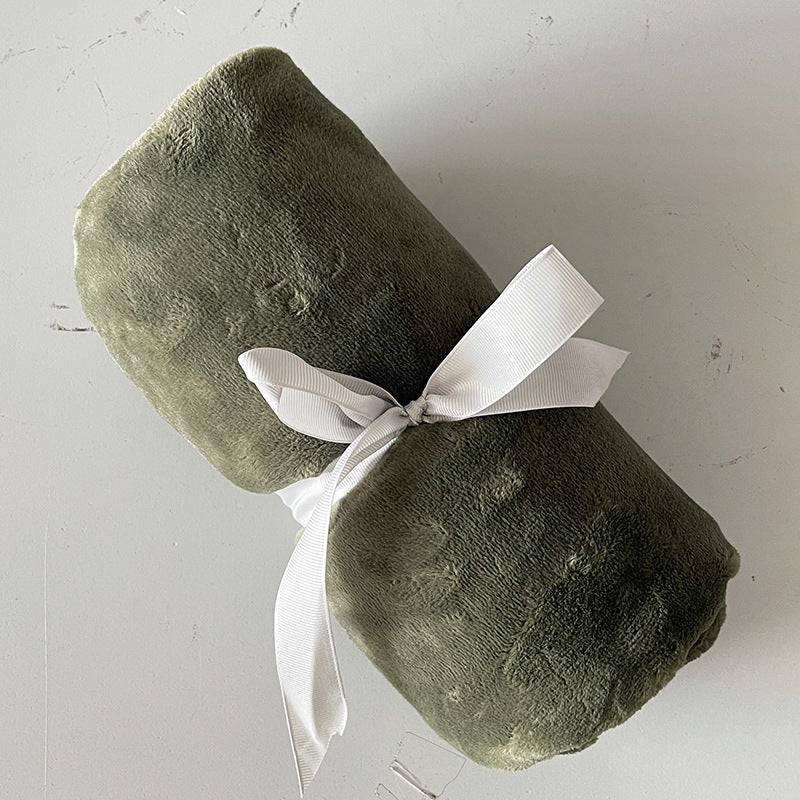Accogliente coperta in morbido pile