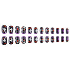 Divertente set per nail art a pressione a tema Halloween