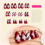 Elegante set per nail art natalizio