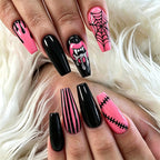 Nail art creativa con disegni di Halloween
