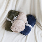 Accogliente coperta in morbido pile