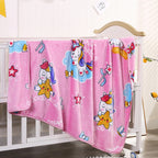 Coperta in pile con personaggio dei cartoni animati per bambini