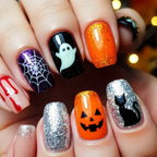 Set per nail art di Halloween con disegni inquietanti