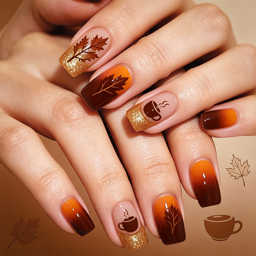 Set di design per nail art a tema autunnale