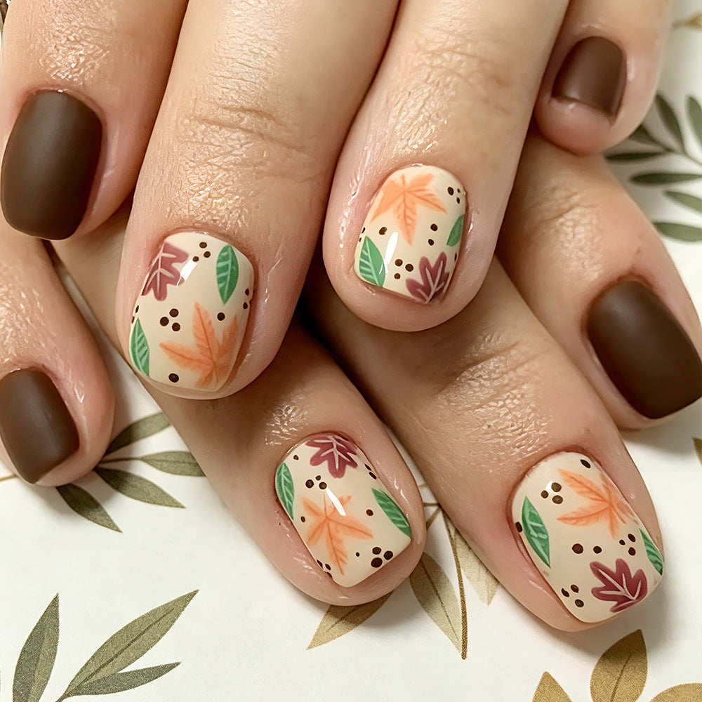 Nail art a tema autunnale