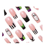 Nail art a pressione ispirata ad Halloween
