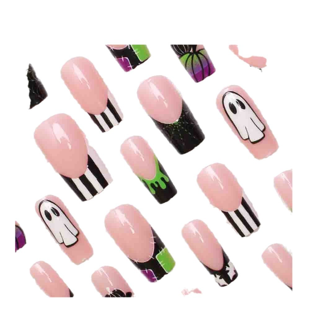 Nail art a pressione ispirata ad Halloween