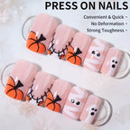 Set per nail art a pressione festivo di Halloween