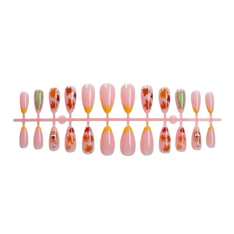 Set di Nail Art Press On Ispirato all'Autunno