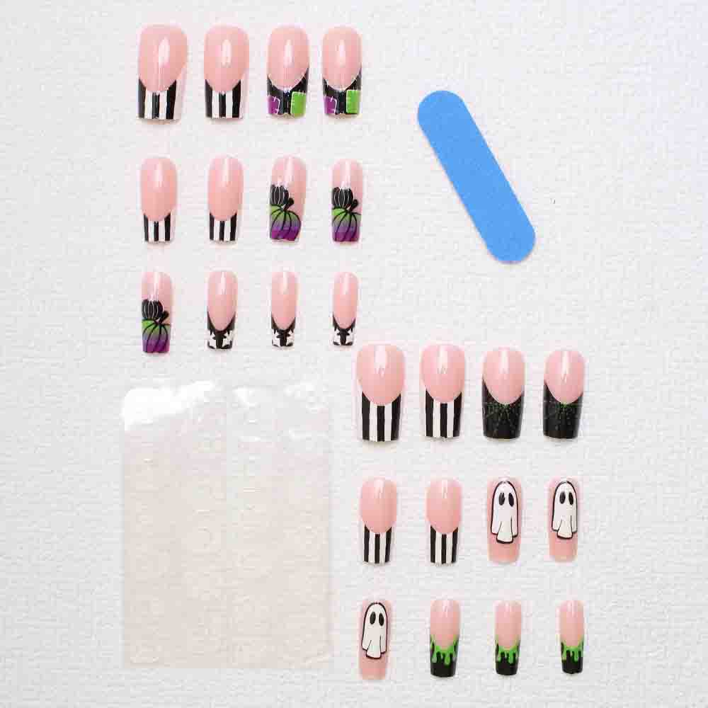 Nail art a pressione ispirata ad Halloween