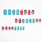 Nail art festosa del Paese delle Meraviglie Invernali