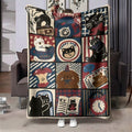 Accogliente coperta in pile a tema cartone animato